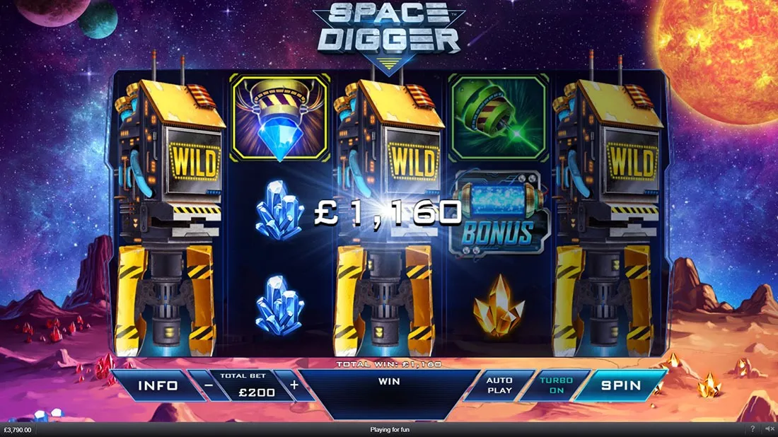 Space Digger Crash Game